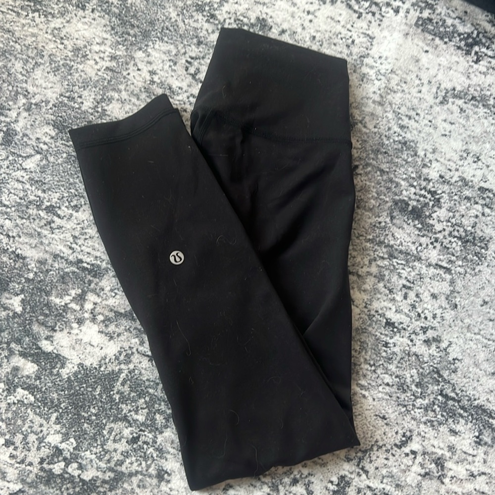 Black lululemon align leggings size 4